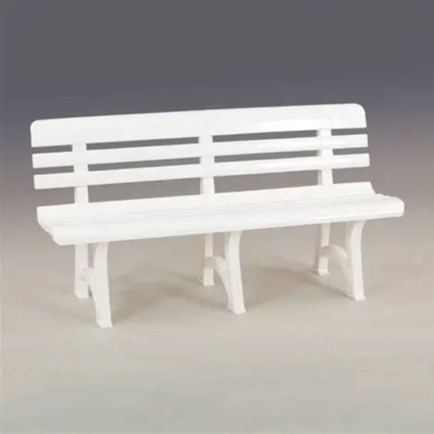 Panchina in polipropilene per esterno, 3 posti