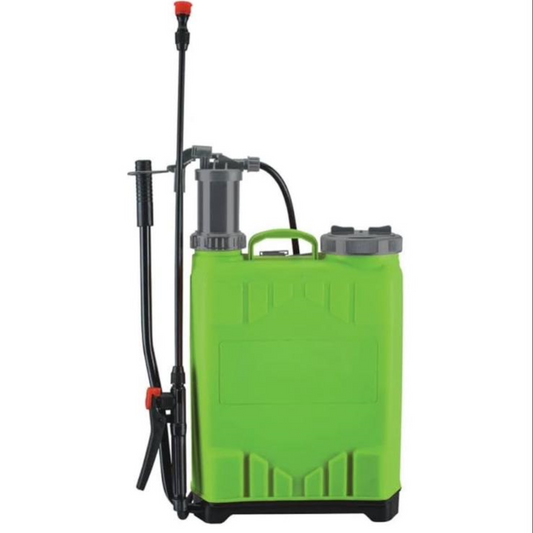 Pompa irroratrice 16 litri a spalla manuale in polietilene diserbo nebulizzatore, in pvc, leva a sinistra