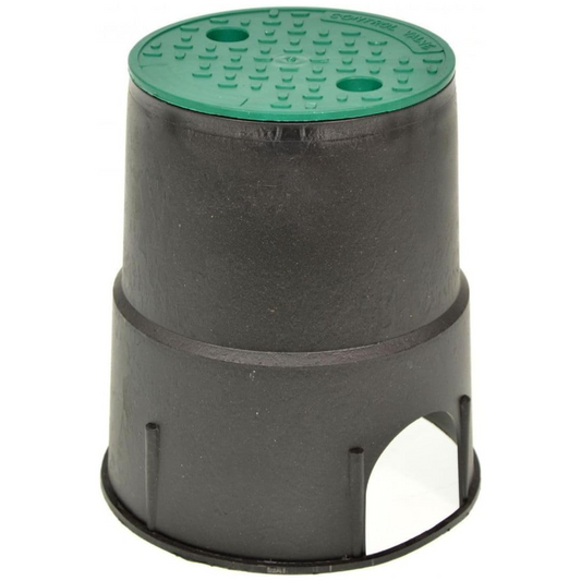 Pozzetto circolare tondo con coperchio in plastica resistente agli urti