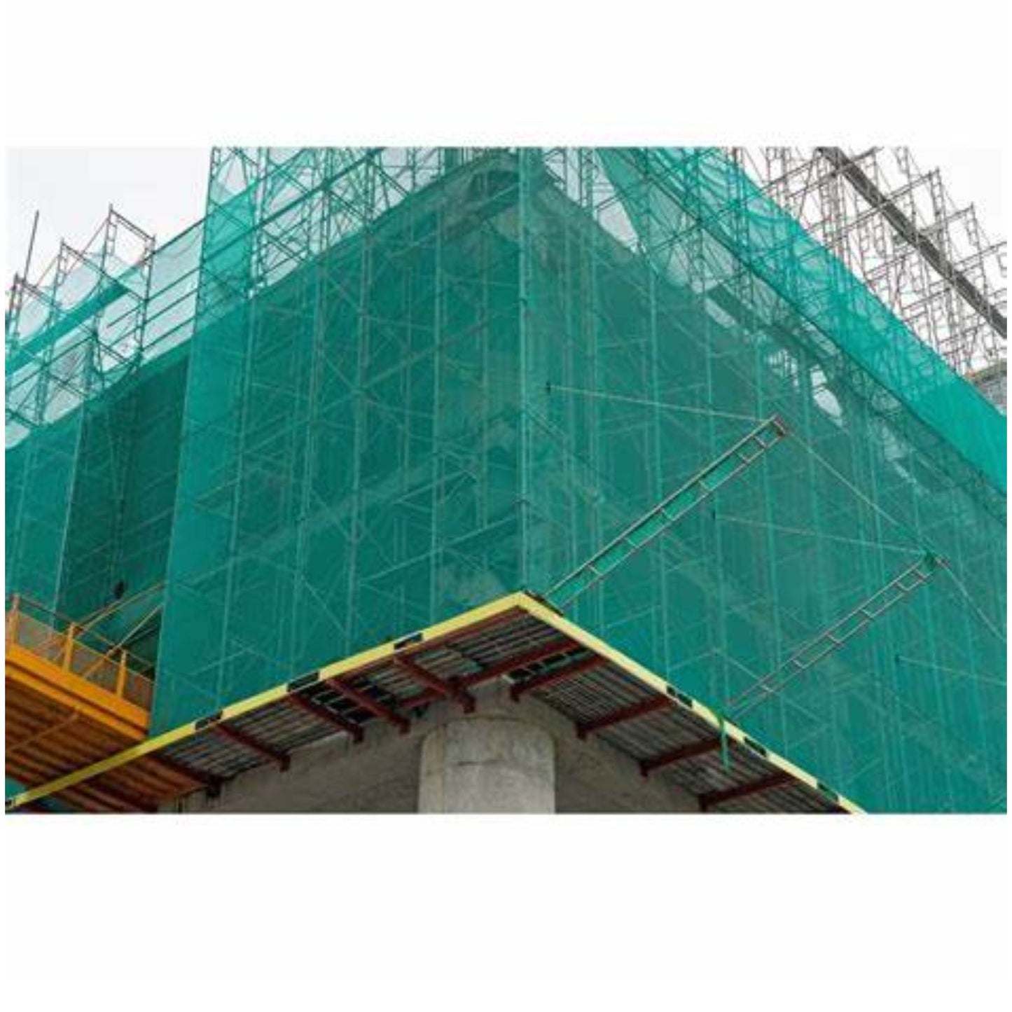Rete di protezione per ponteggi edili, rete anticaduta per sicurezza cantiere