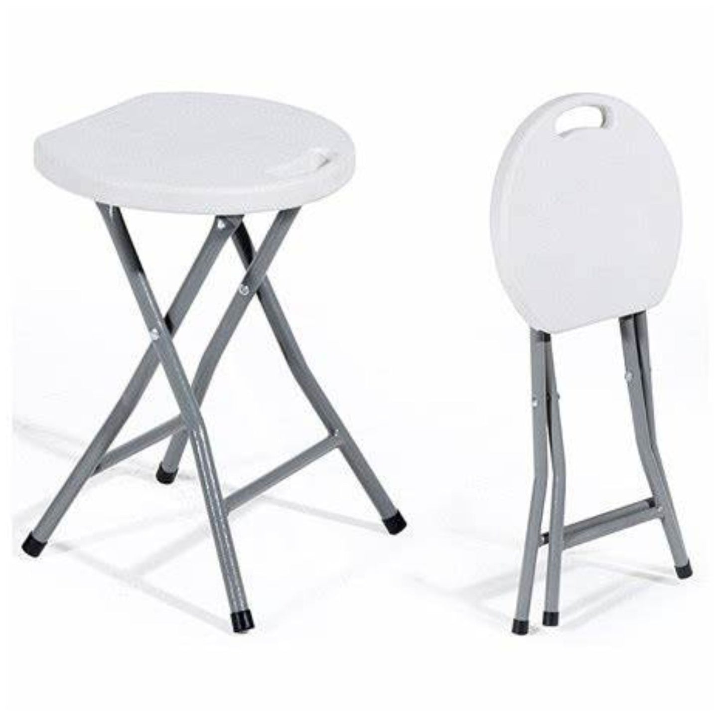 Sgabello pic nic 'Party' richiudibile salvaspazio in plastica e acciaio