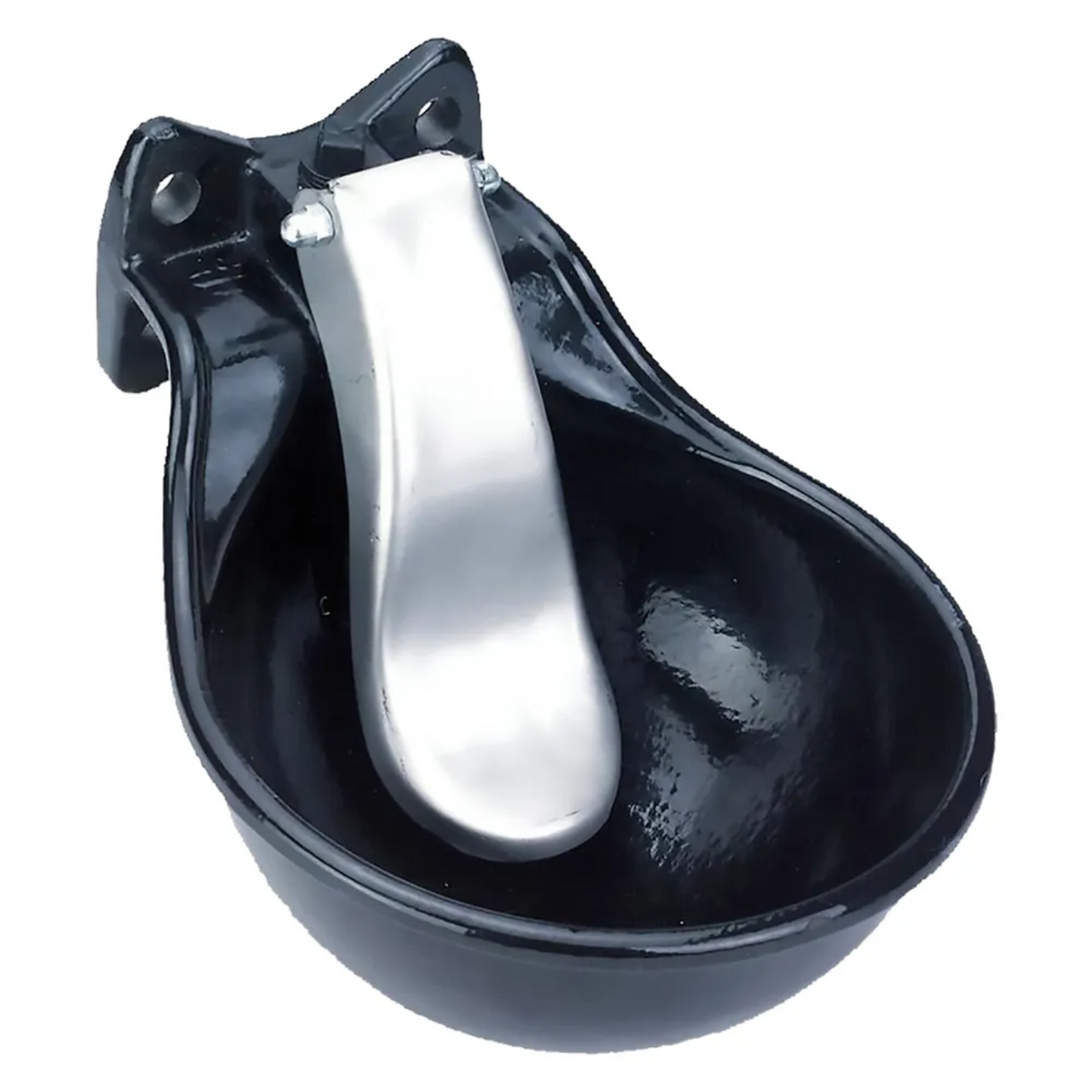 Abbeveratoio automatico per bovini e altri animali con paletta in acciaio inox