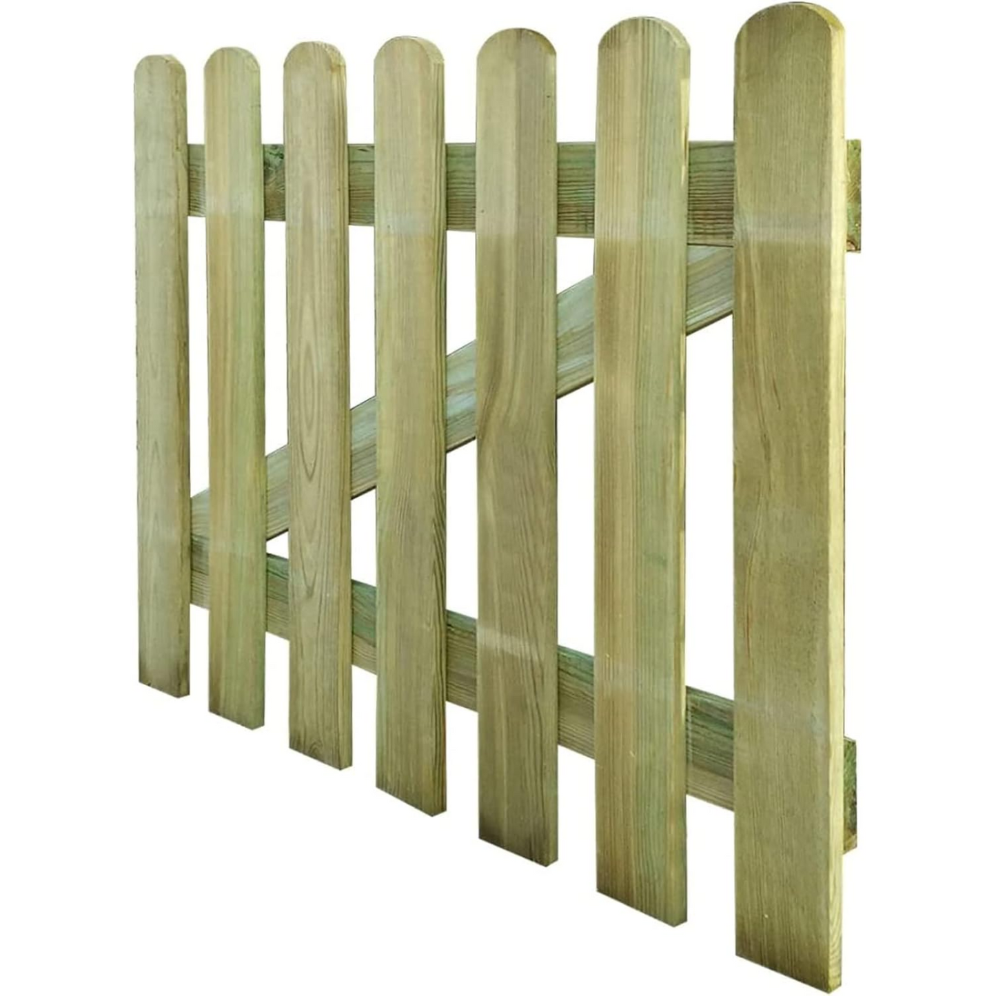 Cancelletto in legno di pino impregnato, arredo decorativo giardino terrazzo divisorio