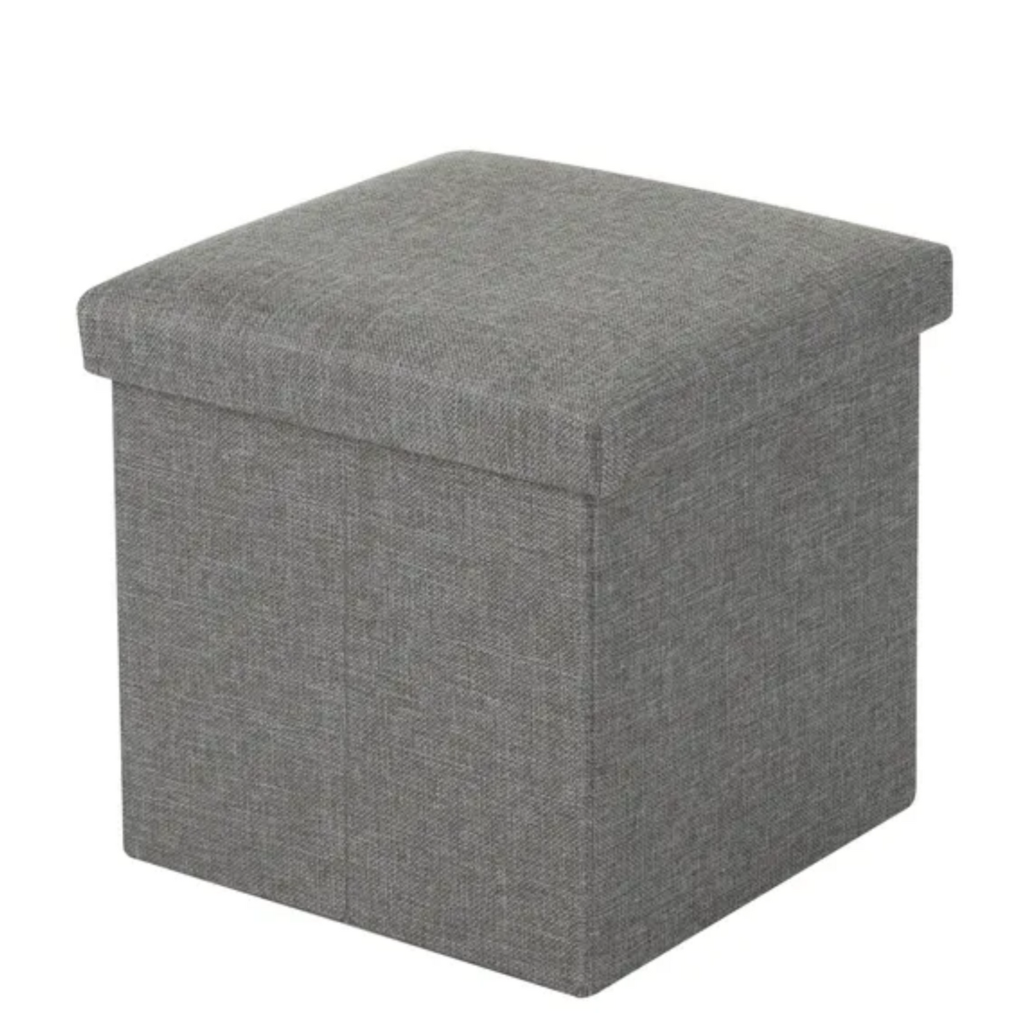 Pouf Cubo con coperchio, imbottito, removibile