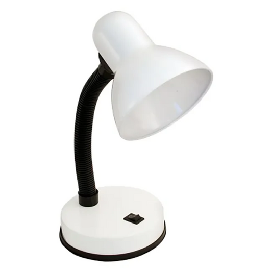 Lampada da tavolo vintage, lume da scrivania LED, con braccio orientabile e flessibile
