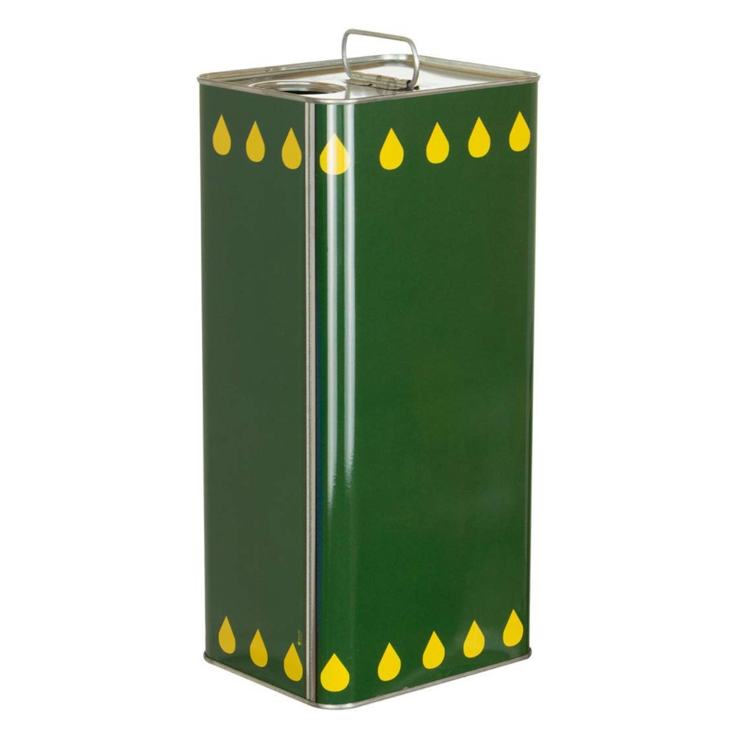 Lattina Olio 5lt 12 Pezzi, con Tappo Ermetico e Manico, ideale per Olio d'Oliva Extravergine