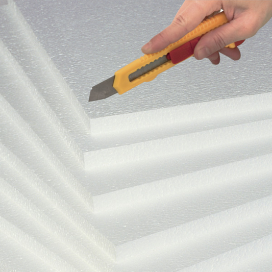 Pannelli in polistirolo formato A3 spessore 1cm, per bricolage, modellismo, progetti creativi fai da te