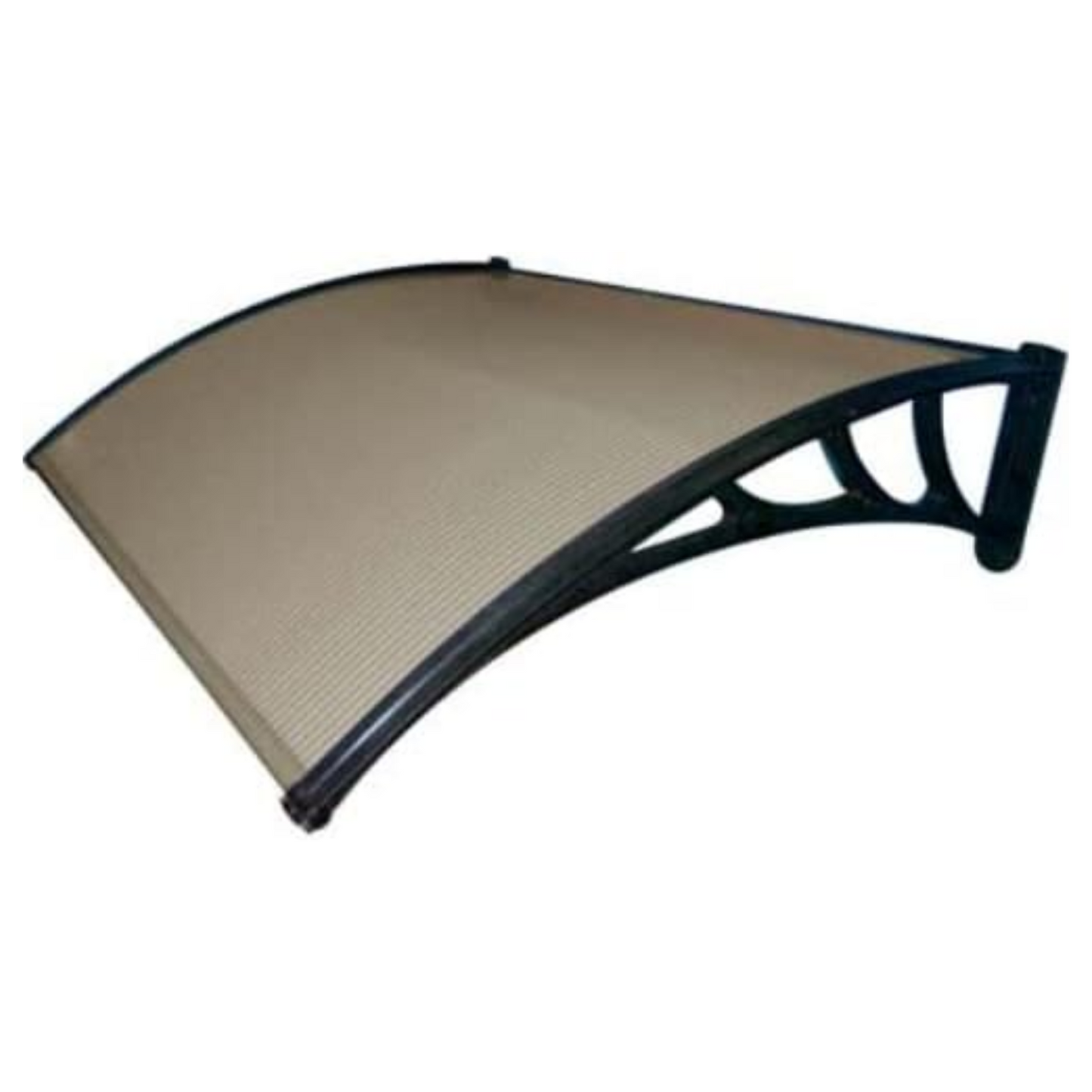 Pensilina da esterno modulabile in policarbonato alveolare, spessore 5 mm