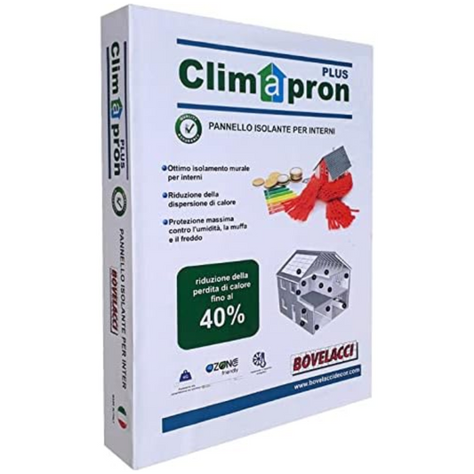 Foglio in polistirolo estruso Climapron Plus, 80 x 250 cm, per isolamento termico e acustico