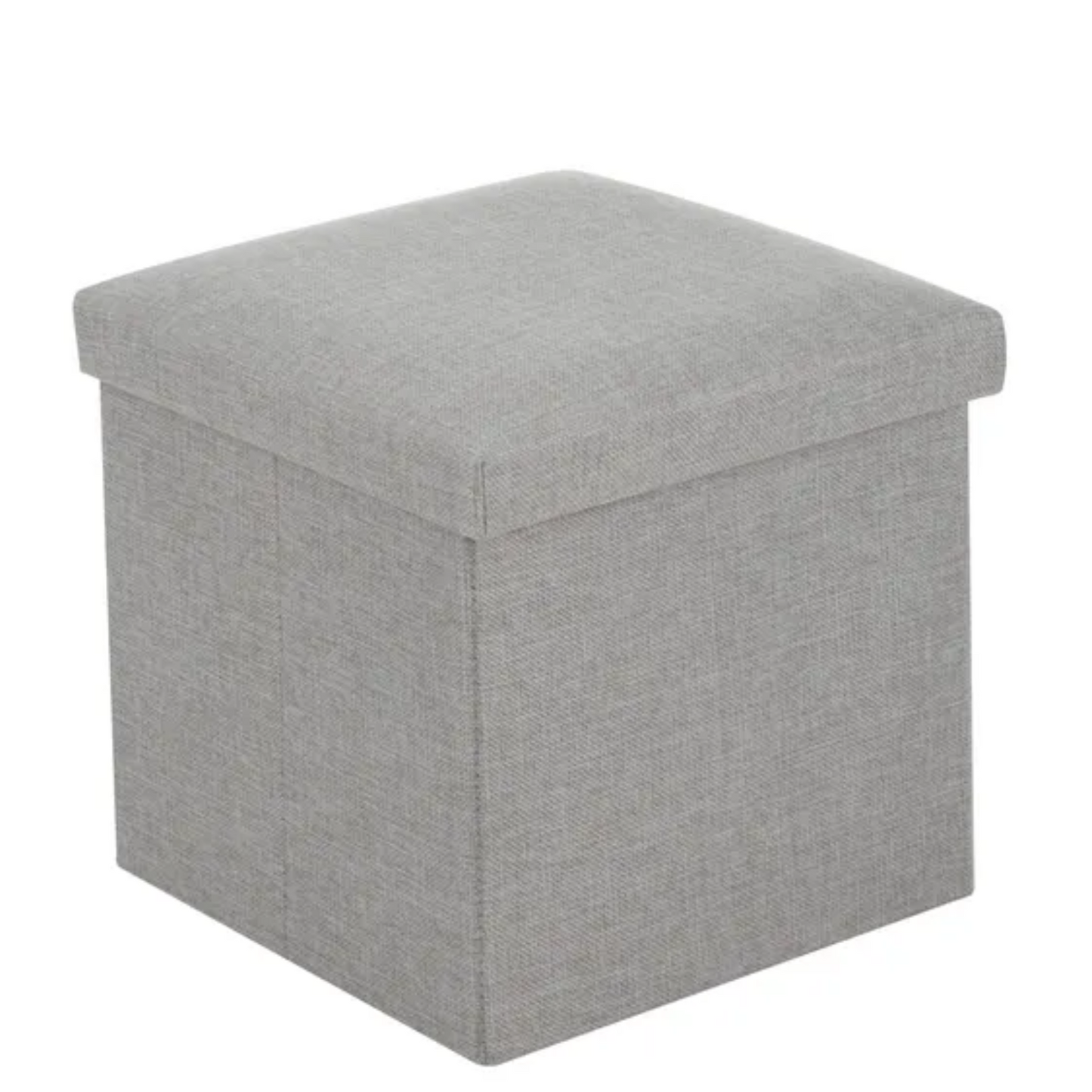 Pouf Cubo con coperchio, imbottito, removibile