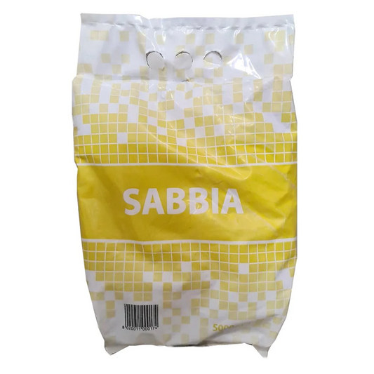 Sabbia quarzifera per composizione malte, lettiera animali e giardinaggio