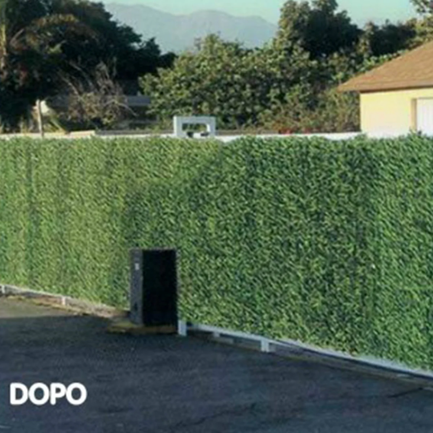 Siepe artificiale sempreverde, privacy e protezione per balconi, recinzioni e giardini