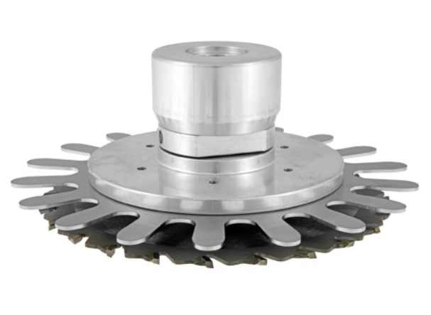 Spollonatore per decespugliatore disco diametro 15 cm universale in acciaio