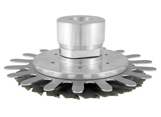 Spollonatore per decespugliatore disco diametro 15 cm universale in acciaio