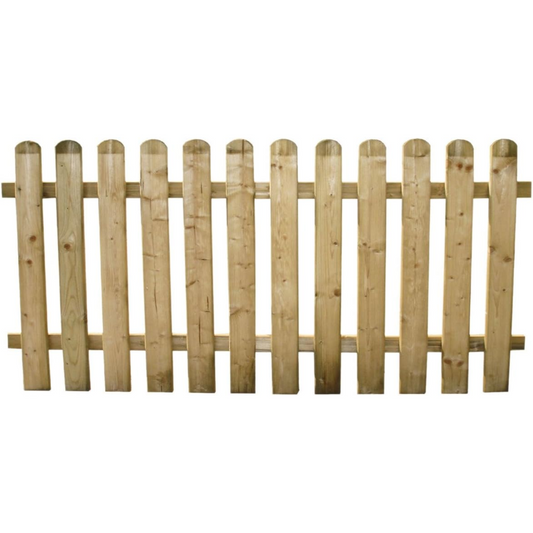 Staccionata in legno di pino naturale, ideale per recinzione giardino