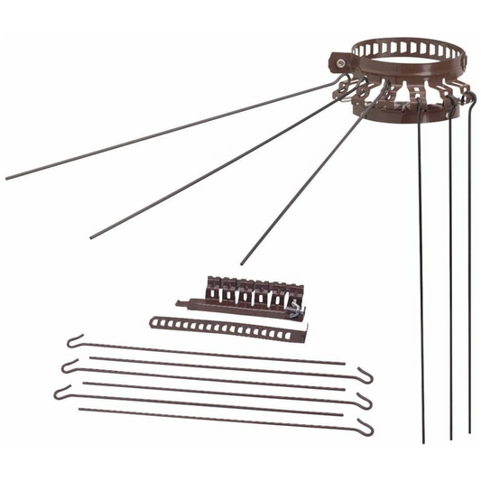 Stendibiancheria a raggi, stendi panni ideale per tubi diametro 8-13 cm, per stufa