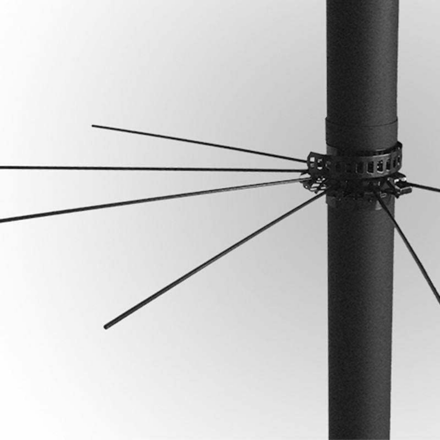 Stendibiancheria a raggi, stendi panni ideale per tubi diametro 8-13 cm, per stufa