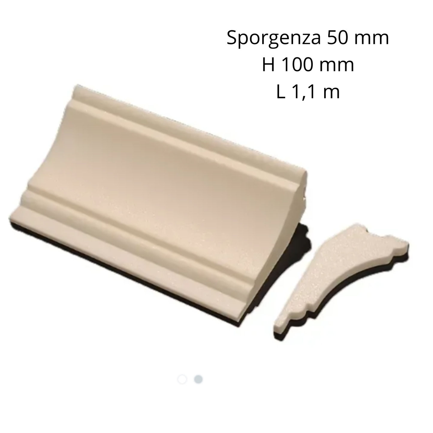 Set 5 Cornici decorative in polistirolo XPS per soffitto e pareti