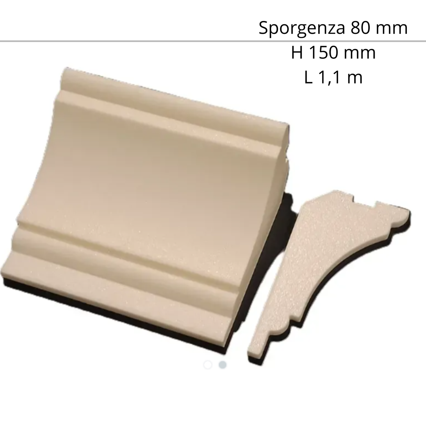 Set 5 Cornici decorative in polistirolo XPS per soffitto e pareti