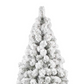 Albero di Natale "Cortina" innevato floccato altissima qualità in PP  realistico