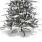 Albero di Natale "Courchevel" 180 cm innevato floccato effetto Real Touch  in PE+PVC 706 Rami