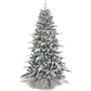 Albero di Natale "Courchevel" 180 cm innevato floccato effetto Real Touch  in PE+PVC 706 Rami
