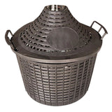 Cesto copridamigiana con manici traforato 10lt in plastica