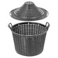 Cesto copridamigiana con manici traforato 10lt in plastica