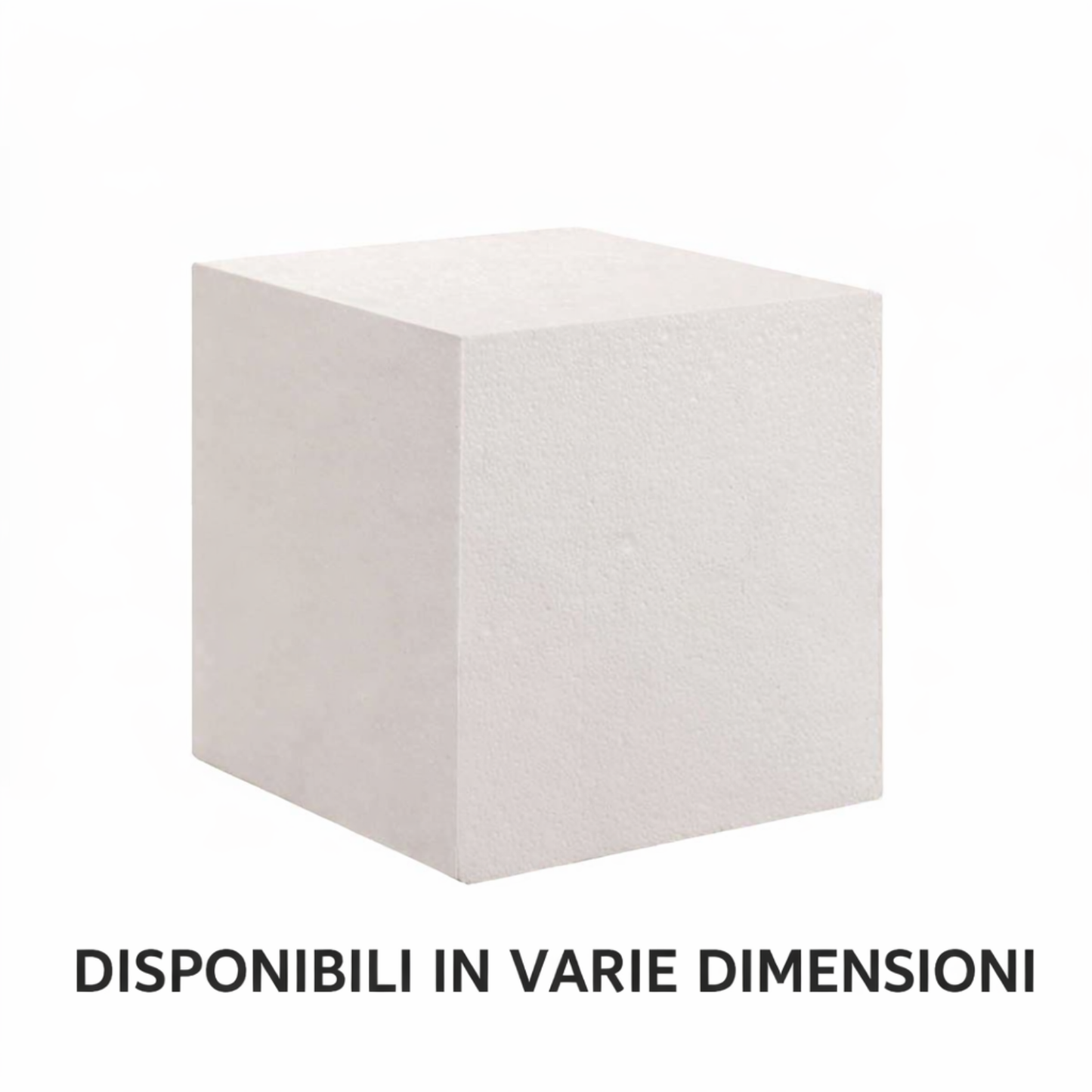 Cubi in polistirolo, per Cake Design, sculture e fai da te