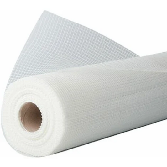 Rete Portaintonaco in Fibra di Vetro, Rotolo 1x50 Mt, Maglia mm 4,5X4,5