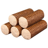 Tronchetti di legno pressato in faggio da ardere per stufa