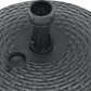Base in Plastica per Ombrellone Effetto Rattan Antracite