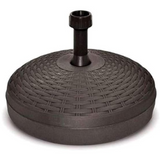 Base in Plastica per Ombrellone Effetto Rattan Antracite