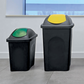 Bidone pattumiera basculante raccolta differenziata 30-60 Lt