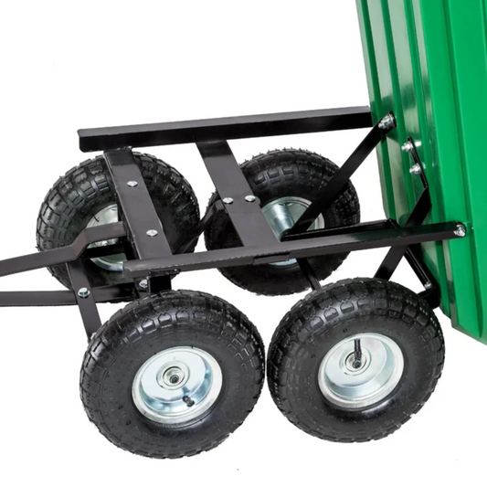 Carrello ribaltabile da giardino "Bob" con ruote