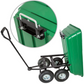 Carrello ribaltabile da giardino "Bob" con ruote