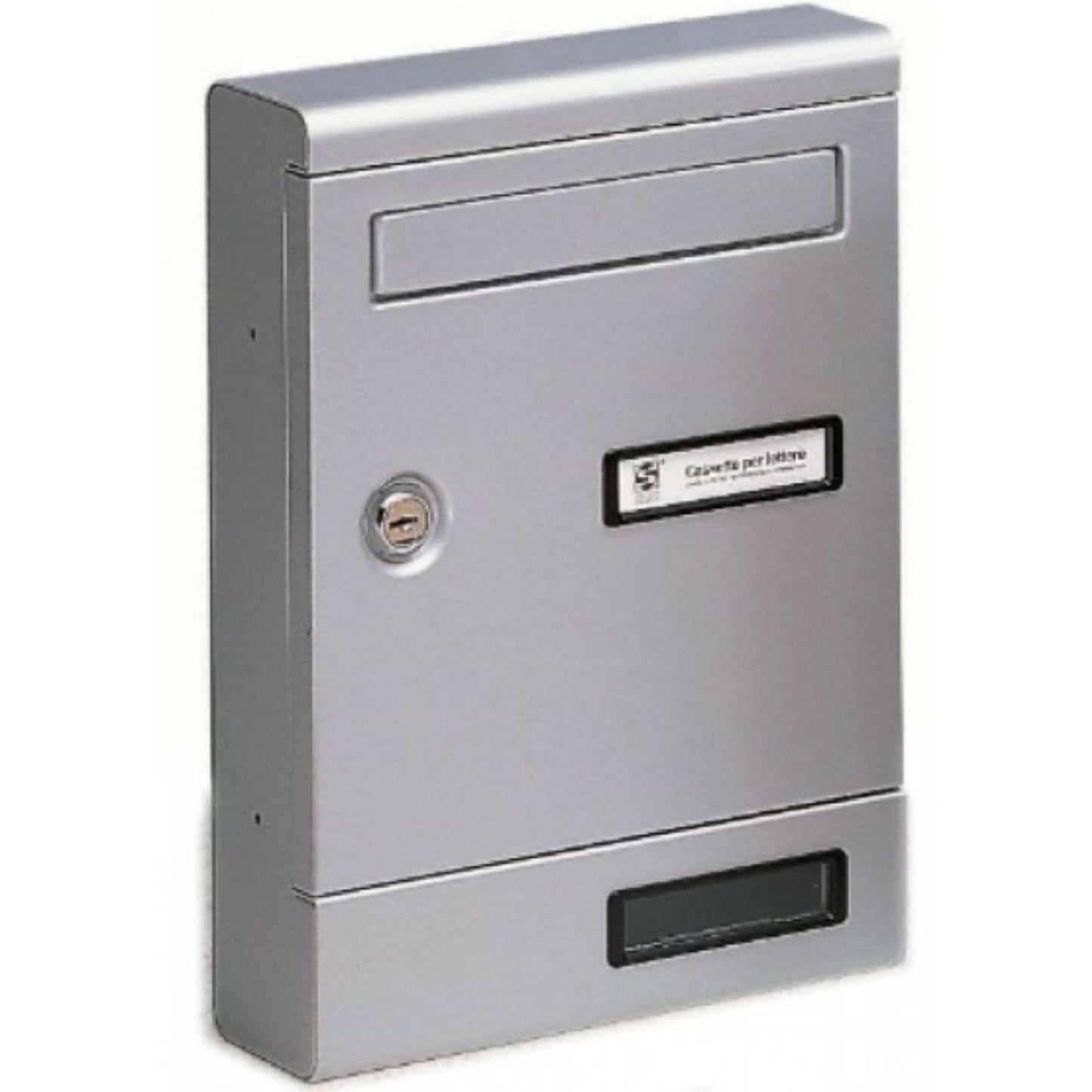Cassetta postale da interno 20x7x31 cm in alluminio