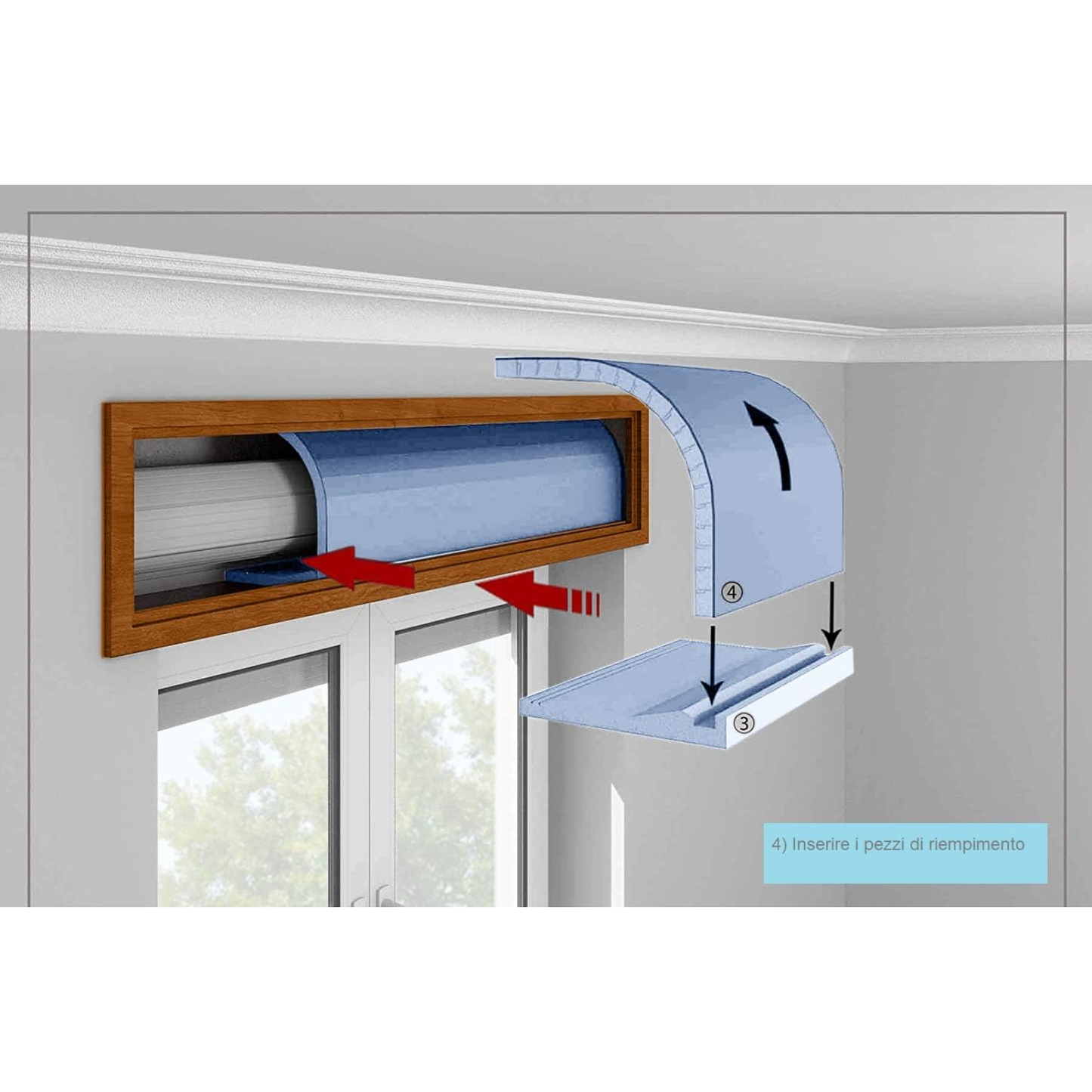 Kit coibentazione cassonetti tapparelle
