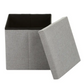 Pouf Cubo con coperchio, imbottito, removibile