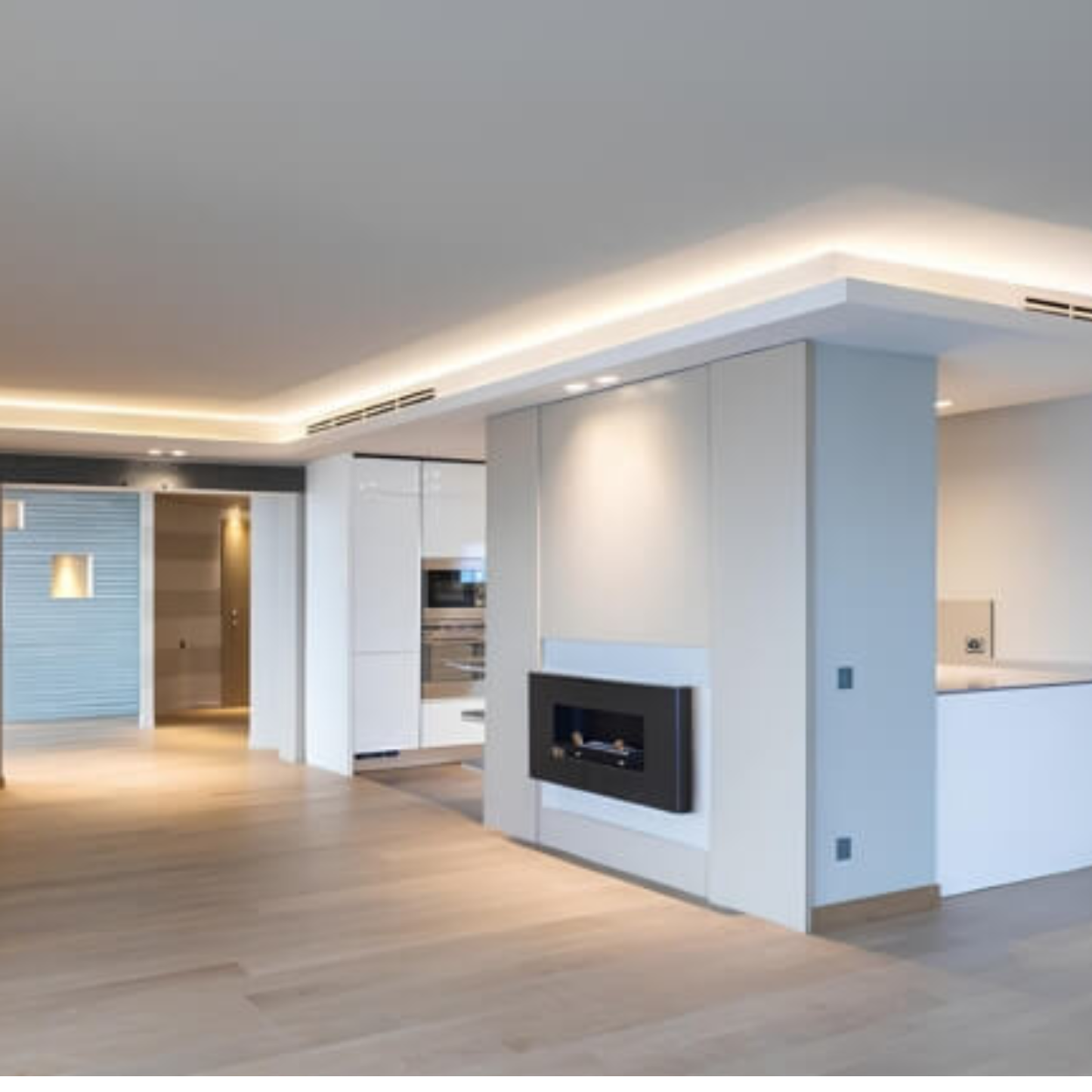 Velette LED in XPS per soffitto e pareti, cornici decorative