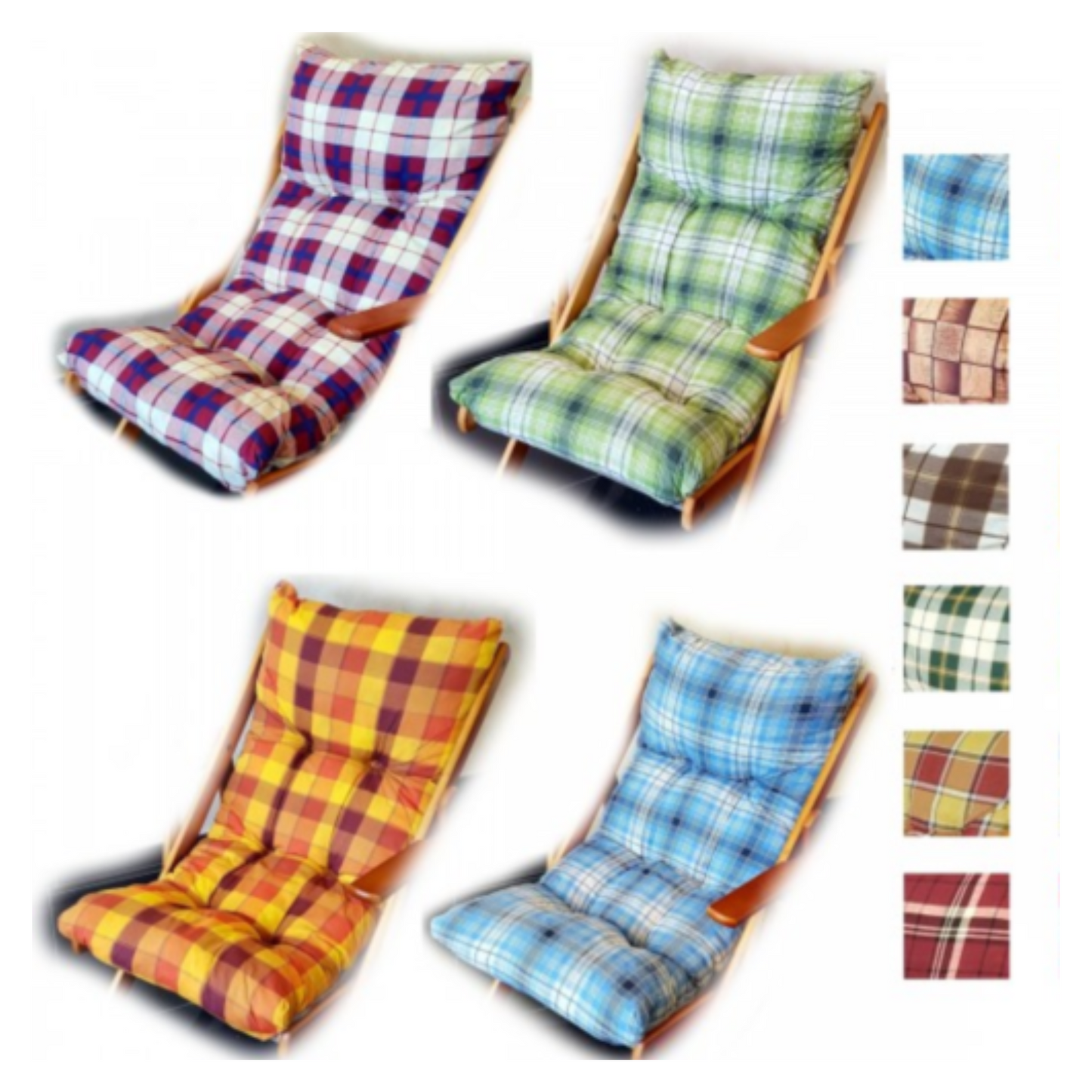 Cuscino Imbottito per Sedia Sdraio Harmony