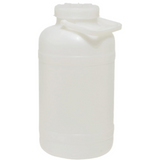 Fusto bocca larga in plastica per uso alimentare con coperchio