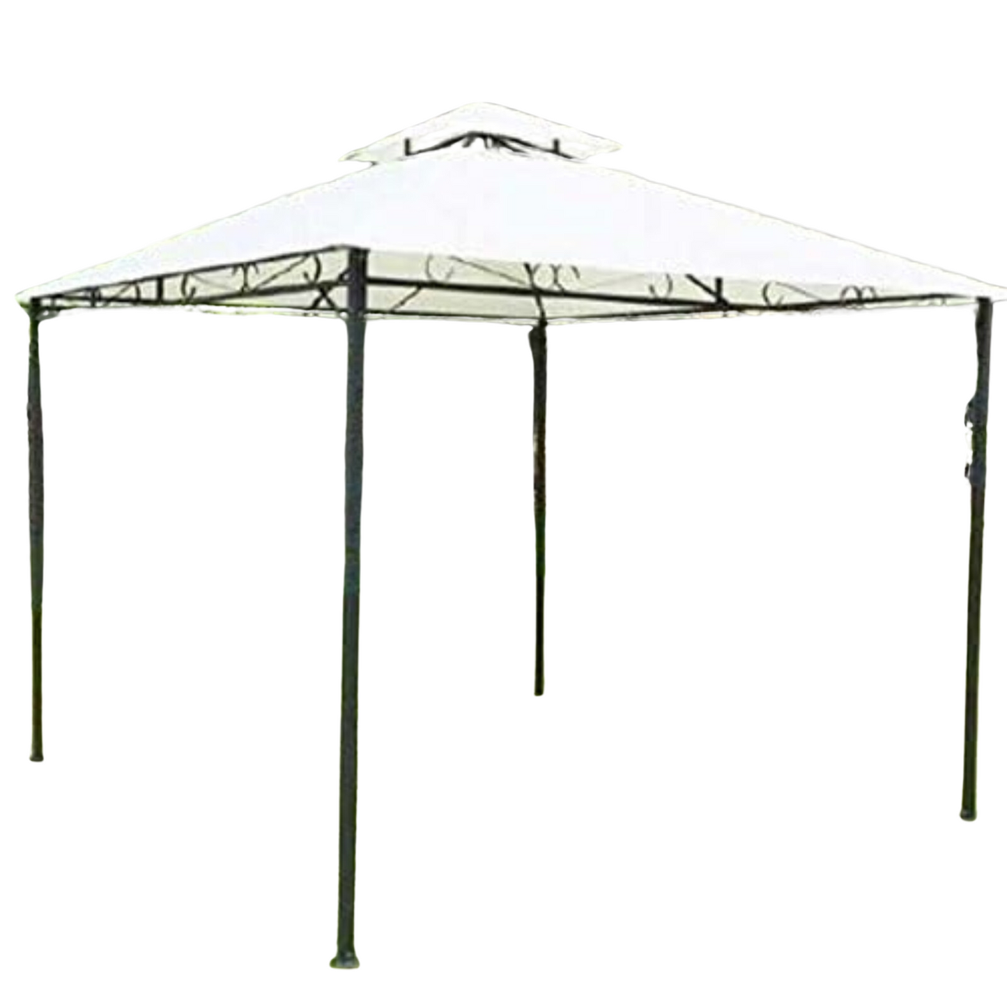 Gazebo 3x3 "Vanessa", in metallo, struttura in acciaio verniciato