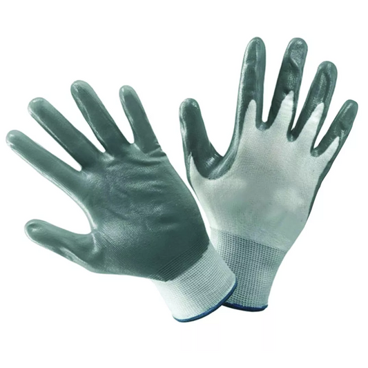 Guanti da lavoro in nitrile nylon 240 paia spalmati grigio