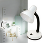 Lampada da tavolo vintage, lume da scrivania LED, con braccio orientabile e flessibile