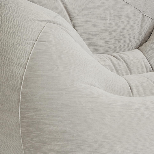 Poltrona sacco gonfiabile, pouf in vinile airbed cm 107 X 104 X 69