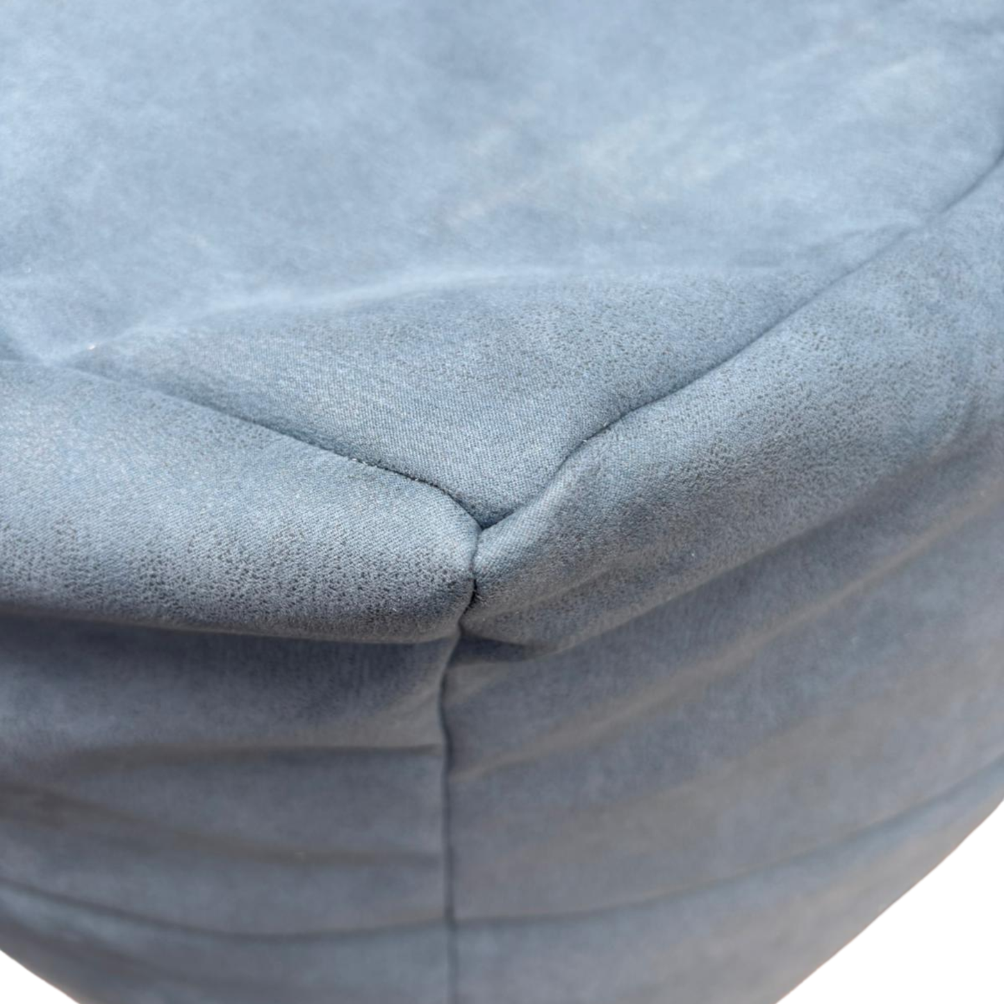 Pouf poltrona sacco in tessuto quadrato, 60x80 cm