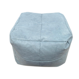 Pouf poltrona sacco in tessuto quadrato, 60x80 cm