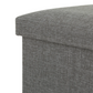 Pouf Cubo con coperchio, imbottito, removibile