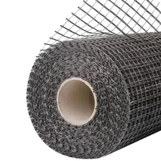 Rete per armatura pavimenti in fibra di vetro, 50 mt, maglia 40x40 mm